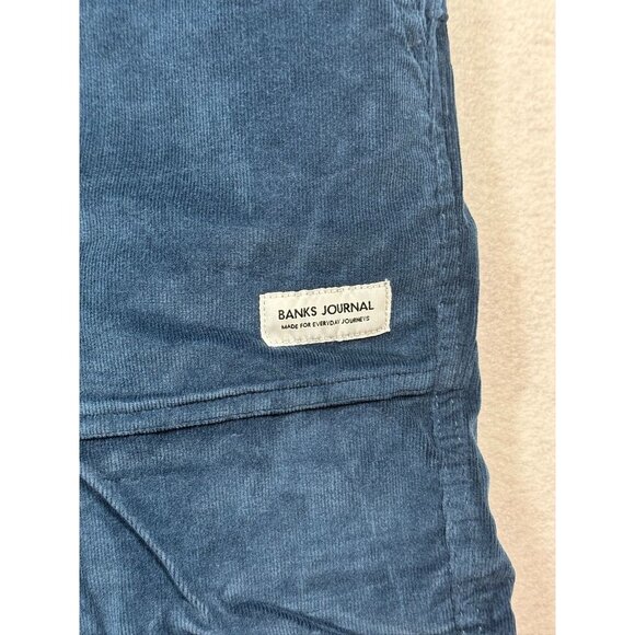 Banks Journal Big Bear Walk Short Corduroy Shorts WS0151 Insignia Blue Men's 38 - Picture 4 of 11